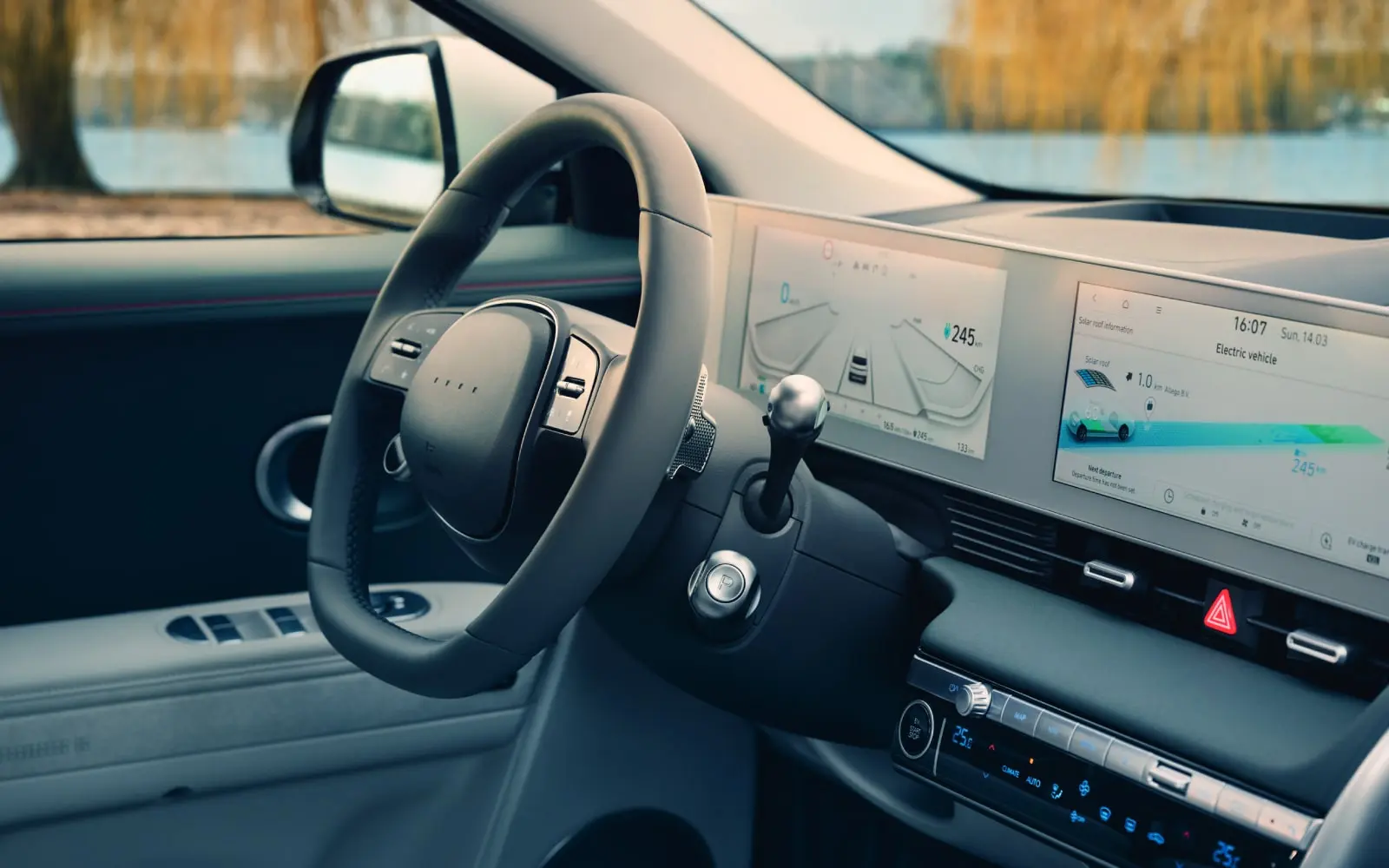 Integrated 12.25 inch displays