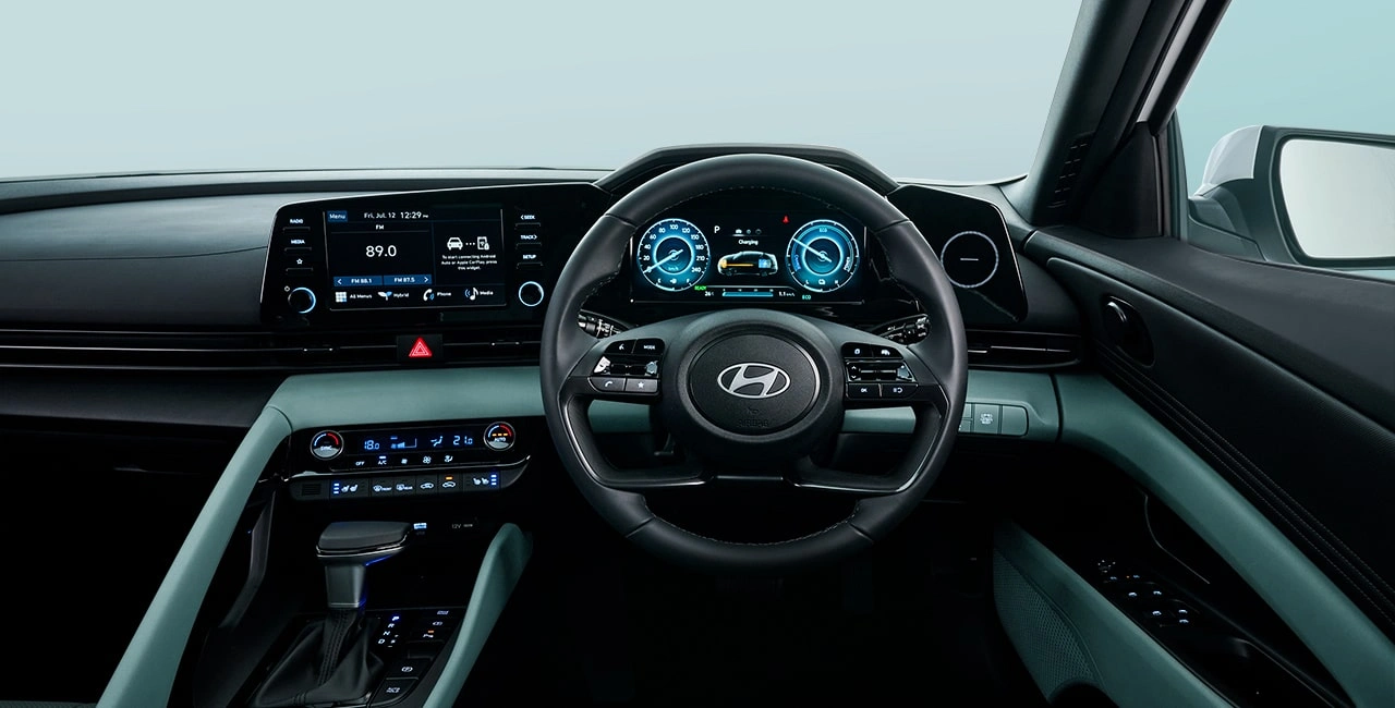 Digital cluster and steering