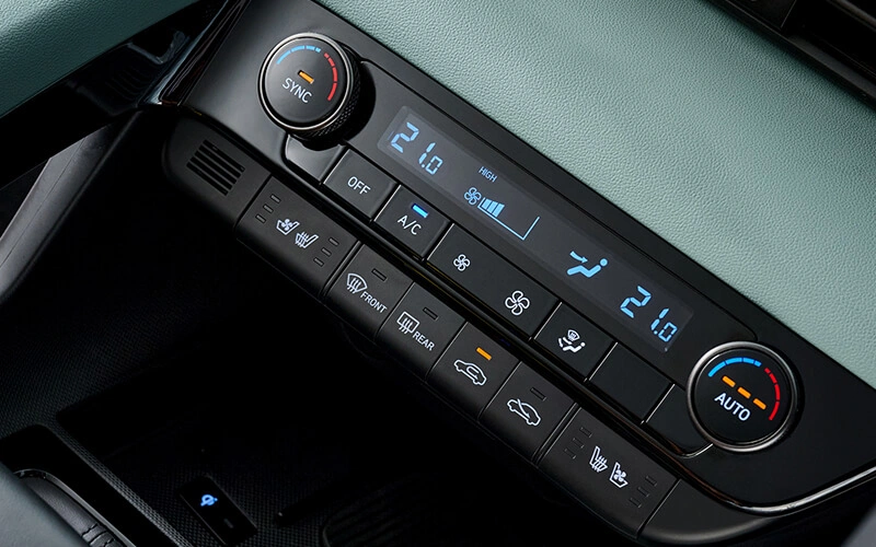 Dual zone climate control