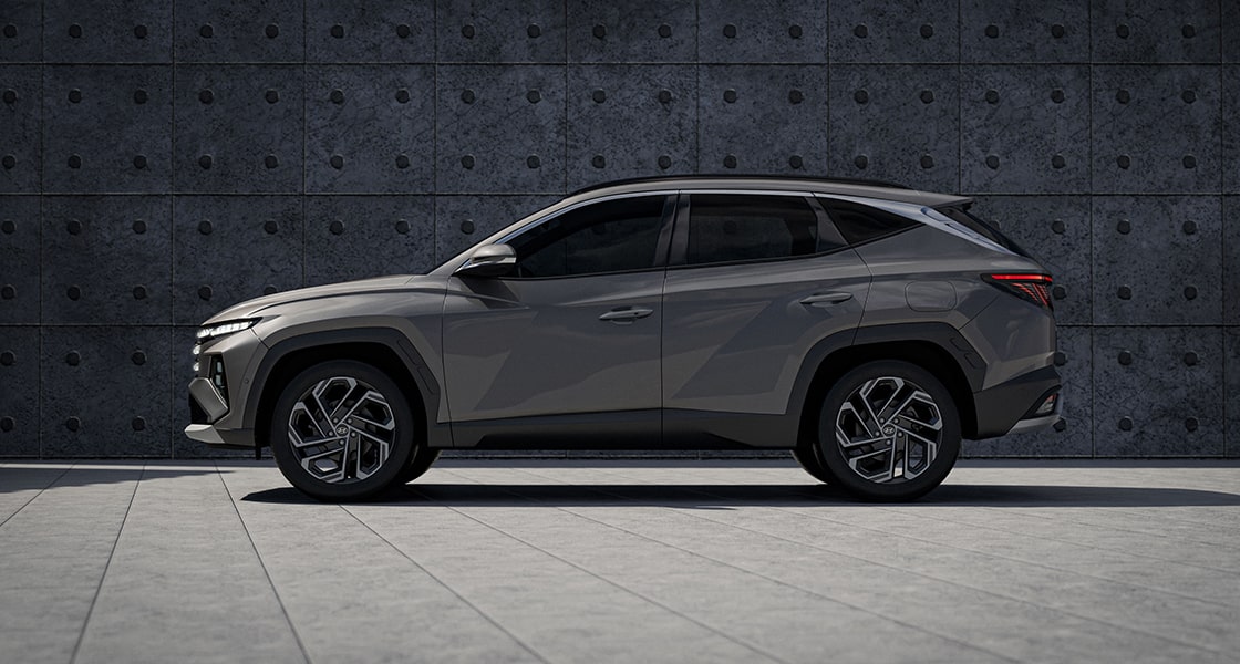 TUCSON Hybrid Side View