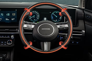 3-Spoke Leather Heated Steering Wheel