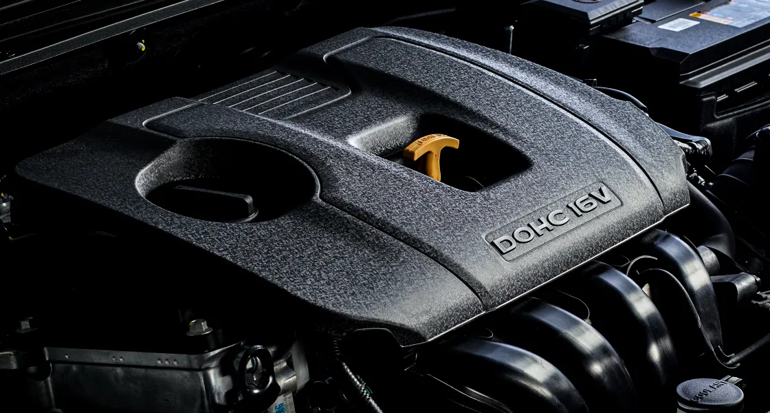 Elantra interior rear view