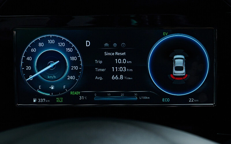 Rear parking sensors