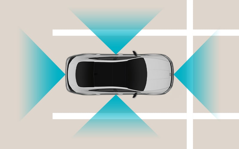 Front rear Side Parking Sensors