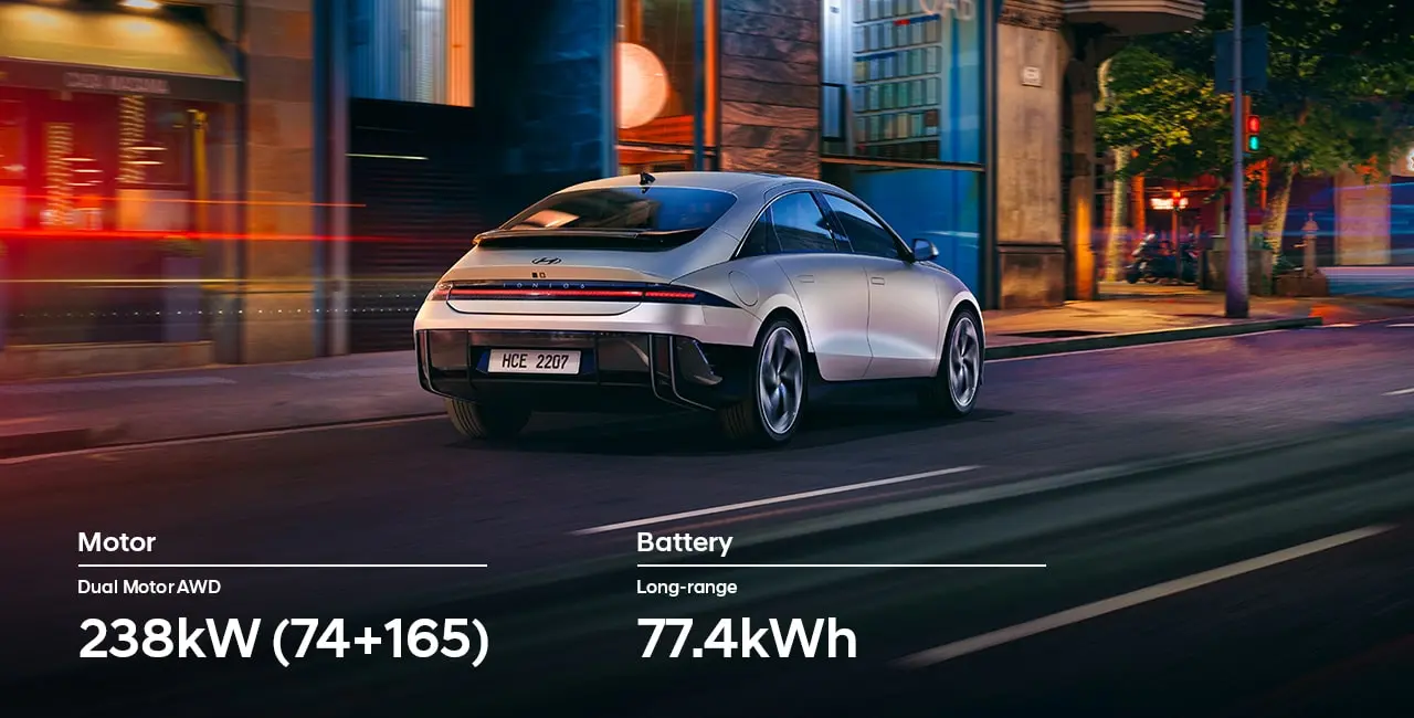 IONIQ 6 Driving Visual